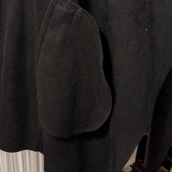 🇨🇦 Sz XL Joan Vass New York Faux Leather Vest - Picture 11 of 13